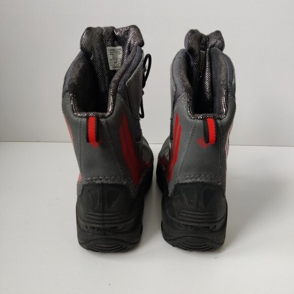 Columbia Kids Bugaboot Plus IV 400g Omni-Heat Black Waterproof Winter Boots Sz 6 - Picture 8 of 10